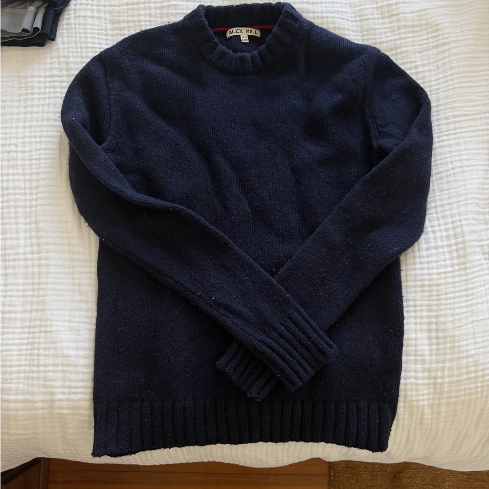 Alex Mill Dark Blue Crewneck Sweater